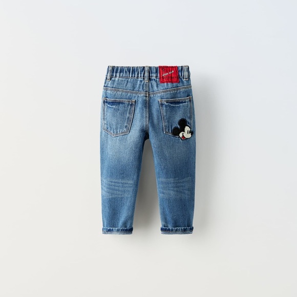 ZARA BABY MICKEY MOUSE JEANS - Picture 3 of 4